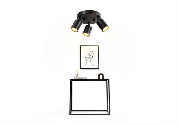 Bricosmocon Track Lighting Black Adjustable Modern Home-4