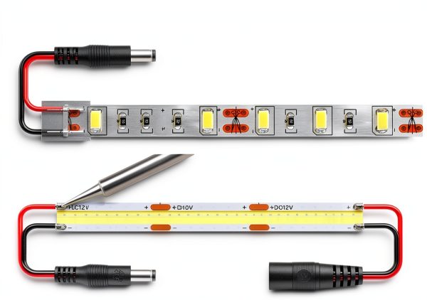 BTF-LIGHTING DC Pigtail Cable Connectors LED Strip Tools-3