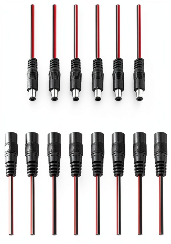 BTF-LIGHTING DC Pigtail Cable Connectors LED Strip Tools-2