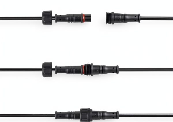 Hysmigor 4 Pin LED Connector IP65 Waterproof Copper PVC-6