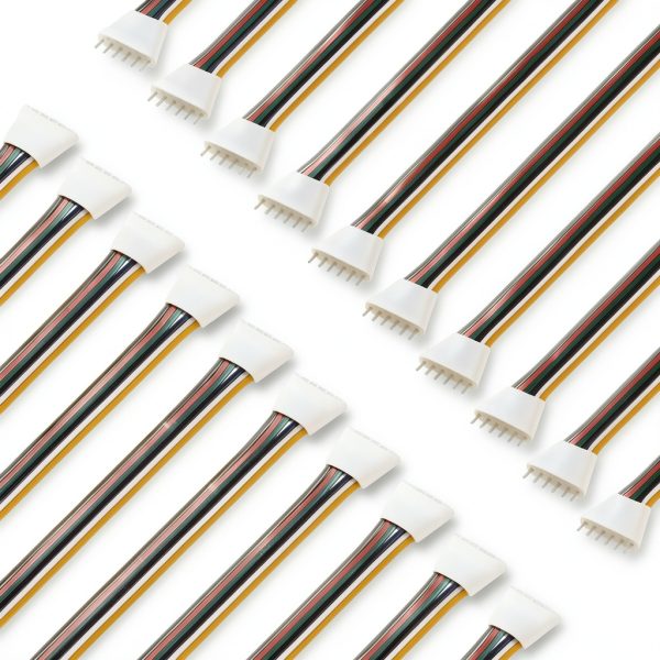 BTF-LIGHTING 6pin JST Connectors Copper PVC LED Strip-5