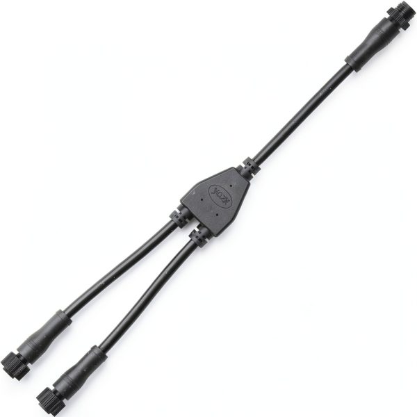 BTF-LIGHTING 3 Pin Y Splitter IP68 Waterproof LED Connector-0