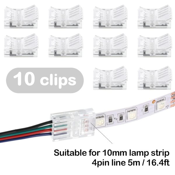 Flutesan LED Strip Connectors Retro Style Tin Plated Copper-1