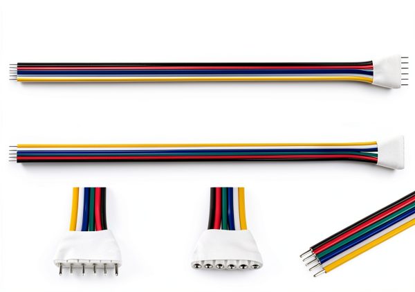 BTF-LIGHTING 6pin JST Connectors Copper PVC LED Strip-1