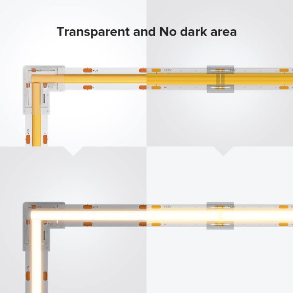 BTF-LIGHTING FCOB LED Strip Connectors Copper PWM Indoor-4