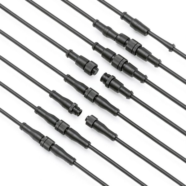 BTF-LIGHTING 3 Pin Y Splitter IP68 Waterproof LED Connector-3