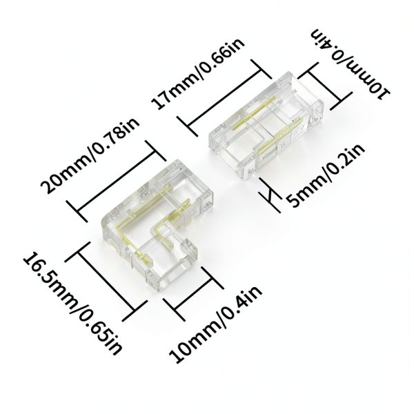 PAUTIX COB LED Strip Connectors Solderless Gapless DIY-3