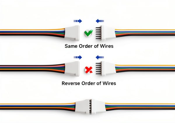 BTF-LIGHTING 6pin JST Connectors Copper PVC LED Strip-4
