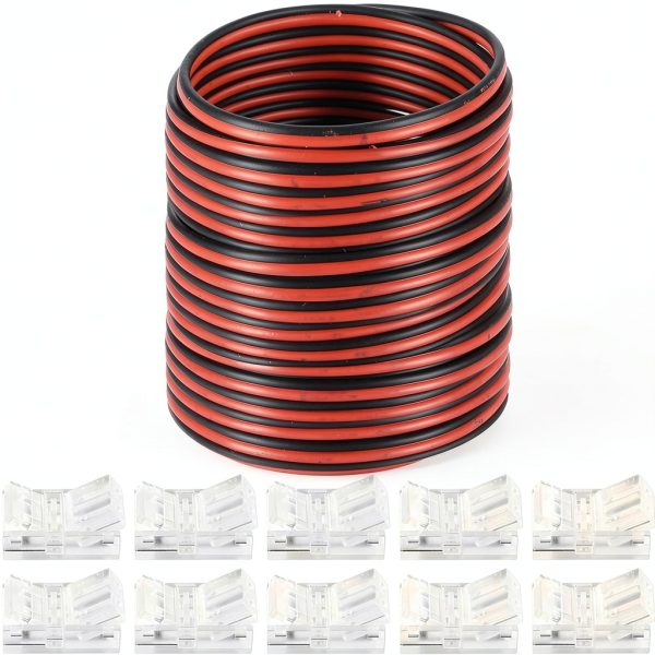 Flutesan LED Strip Connectors Copper Material Chic Color-0