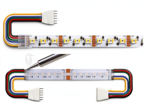 BTF-LIGHTING 6pin JST Connectors Copper PVC LED Strip-2