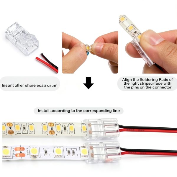 Flutesan LED Strip Connectors Copper Material Chic Color-4