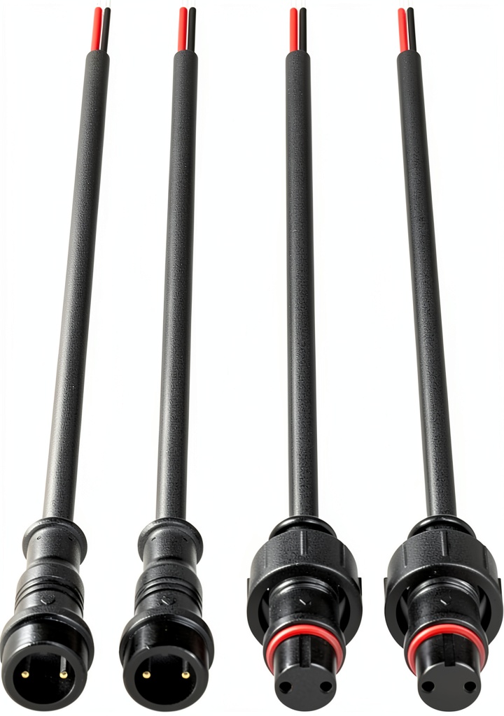 Hysmigor 2-pin LED connector set with waterproof IP65 rating
