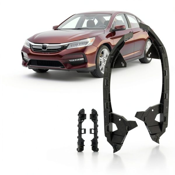 Accord Front Bumper Support Brackets Aluminum-1