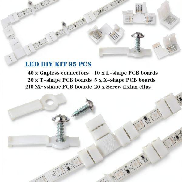 Mudder LED Strip Connectors for Tools Home Improvement-3