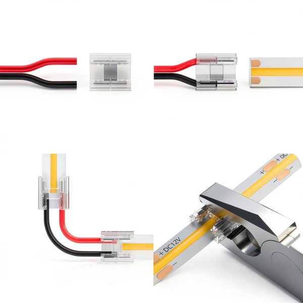 KOMIGAN COB Strip Connectors for PWM Lights-4