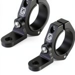 BRCOVAN Aluminum Light Mount 2-Pack Round Rail Fit 1.5-2" Tubes-0