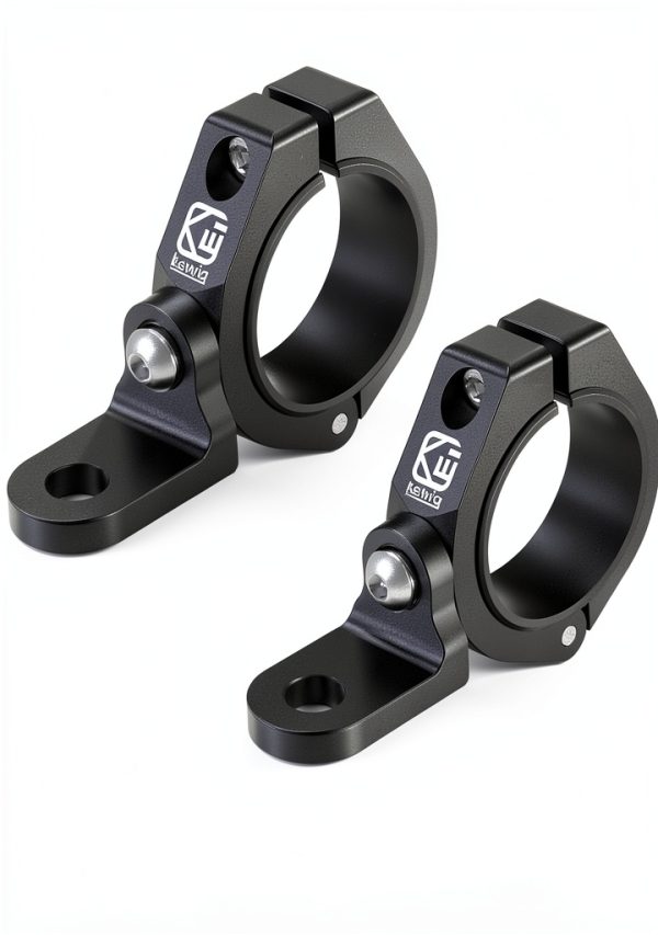 BRCOVAN Aluminum Light Mount 2-Pack Round Rail Fit 1.5-2" Tubes-0