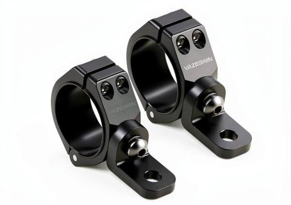 VAZESWIN Heavy-Duty 16oz Roll Bar Whip Light Mount with 4 Rubber Ring-0