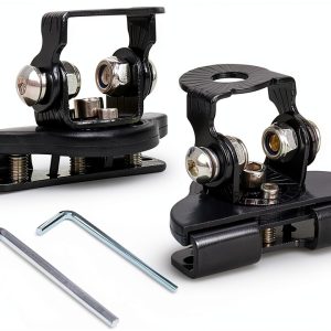LED Light Bar Mounting Bracket 2 Pack BDZMC Iron Rubber Adjustable-0