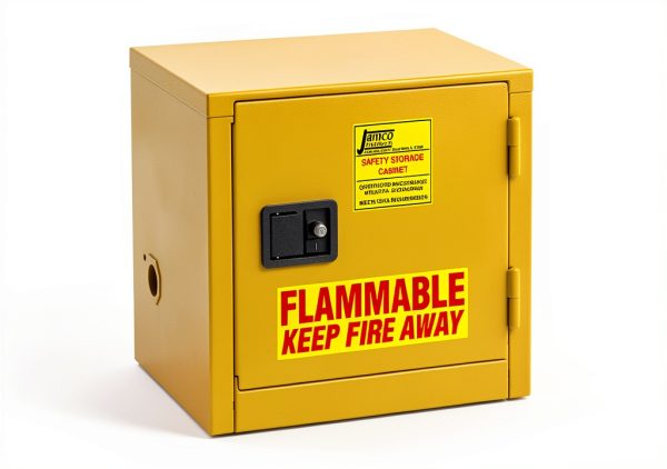 Jamco 6 Gallon Safety Steel Under Counter Metal Storage Cabinet Yellow-11