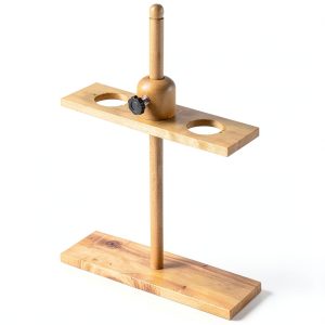 Laboratory Wood Rack ULTECHNOVO Dual Hole Funnel Stand for Lab-0