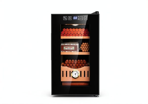 Electric Storage Cabinet Yawhew with Cedar Drawer & LED Display – 200-6