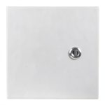 Wiegmann N1C080804 N1C-Series NEMA 1 Small Hinged Cover Wallmount Cabinet, Steel, 8" x 8" x 4"-0
