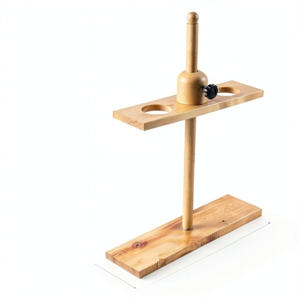 Laboratory Wood Rack ULTECHNOVO Dual Hole Funnel Stand for Lab-1