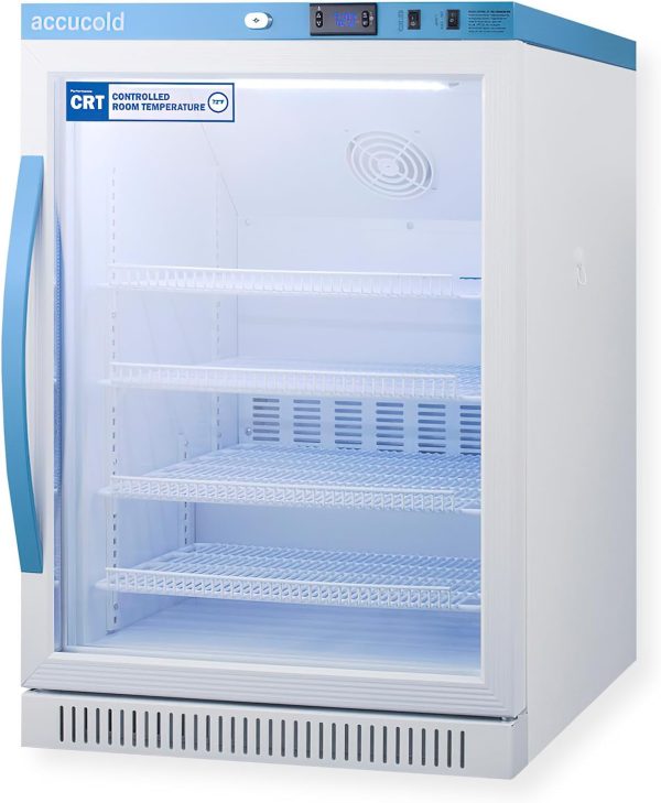 Accucold Summit 6 cu ft. room temp cabinet ARG6PV-CRT Glass Door-1