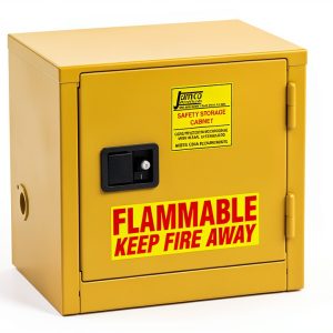 Jamco 6 Gallon Safety Steel Under Counter Metal Storage Cabinet Yellow-0