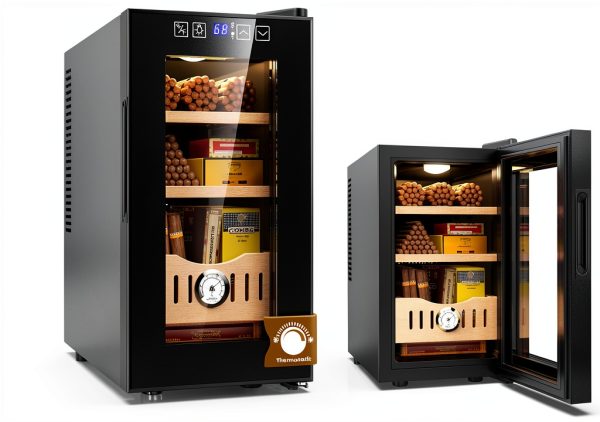 Electric Storage Cabinet Yawhew with Cedar Drawer & LED Display – 200-0