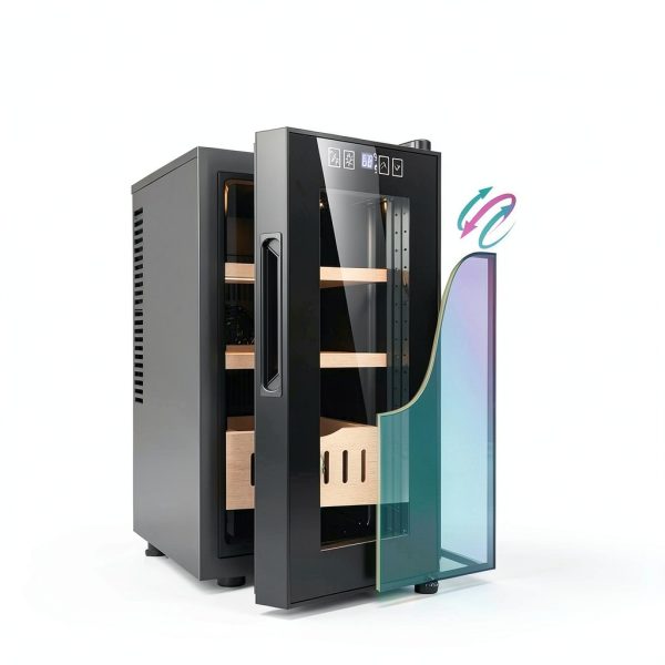 Electric Storage Cabinet Yawhew with Cedar Drawer & LED Display – 200-5