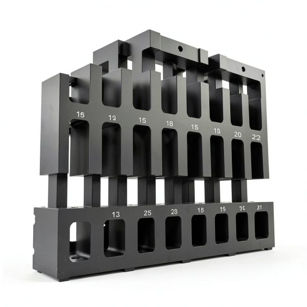Luxor CHZZ002 CellGuard Phone Storage Cabinet, Cell Phone Locker for Classroom with 32 Foam Slots, Locking Acrylic Door, Powder-Coated Steel, Wall-Mount Kit Included, 15"W x 9"D x 16.25"H, Gray-6