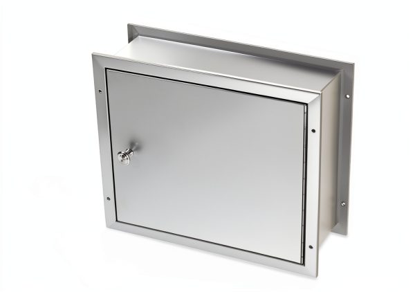 Stainless Steel Transfer Sample Tray Box Generic Cabinet Dual Door-3