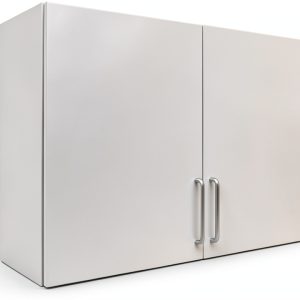 36 Inch Wall Cabinet Grey Vivacomfort with Soft-Close Doors-0