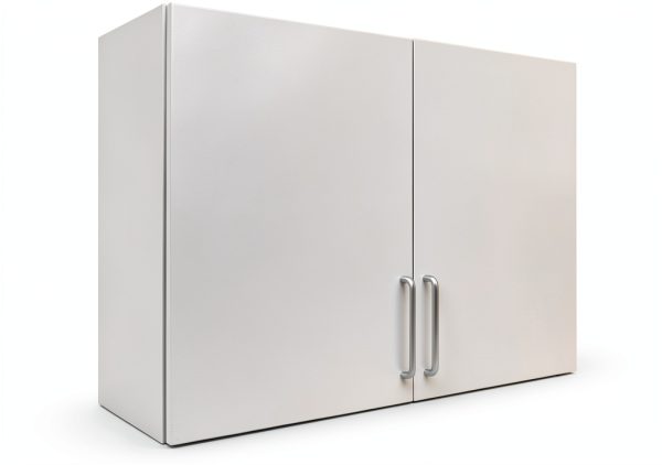 36 Inch Wall Cabinet Grey Vivacomfort with Soft-Close Doors-0
