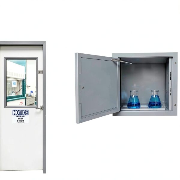 Pass Through Specimen Cabinet GONGJIANG Stainless Steel Wall-Mount Box-1