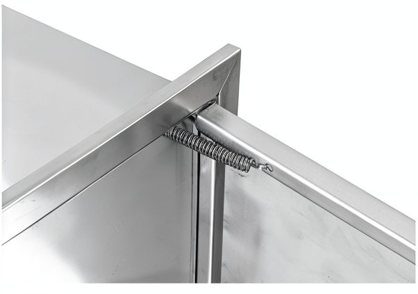 Stainless Steel Transfer Sample Tray Box Generic Cabinet Dual Door-8