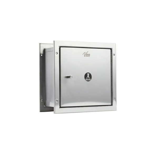 Specimen Box with Pass Tray, Window Pass Through Specimen Tray Box with Dual Sided Access Doors, 12.7” H x 13.2” W x 6” D-2