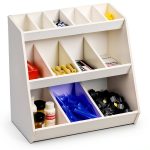 Lab Storage Bin TrippNT 3-Shelf PVC Cabinet - 13 Compartments-0
