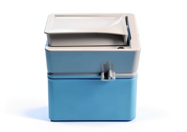 Tissue Cassette Storage Cabinet 4Es USA Six-Drawer Stackable Blue-3