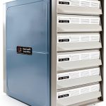 Tissue Cassette Storage Cabinet 4Es USA Six-Drawer Stackable Blue-0