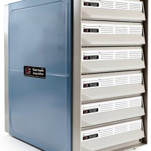 Tissue Cassette Storage Cabinet 4Es USA Six-Drawer Stackable Blue-0