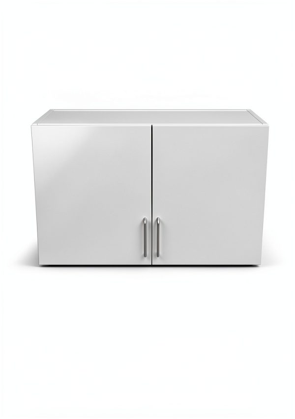36 Inch Wall Cabinet Grey Vivacomfort with Soft-Close Doors-1