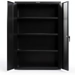 Strong Hold - Heavy Duty 18 GA Cabinet with 3 Shelves - 48 in. W x 24 in. D x 72 in. H-0