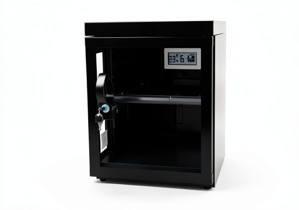 Electronic Dry Cabinet 30L, Camera Dry Cabinet 2 Tiers, Dehumidify Moisture Proof Lab Dry Box, 25%-60% RH Lens Camera Storage Cabinet Adjustment Knob-1