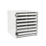 TrippNT 51409 HDPE/Acrylic Mega 108 Comp HPLC Locking Cabinet-0