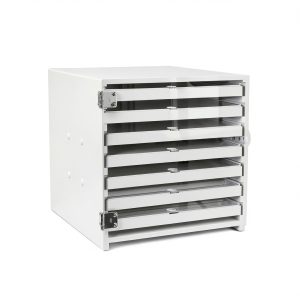 TrippNT 51409 HDPE/Acrylic Mega 108 Comp HPLC Locking Cabinet-0