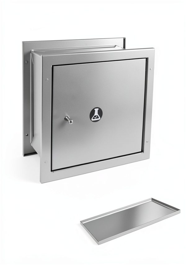 Pass Through Specimen Cabinet GONGJIANG Stainless Steel Wall-Mount Box-2